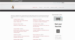 Desktop Screenshot of legalaidlist.com